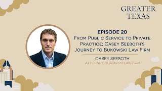 From Public Service to Private Practice Casey Seeboths Journey to Bukowski Law Firm [upl. by Nilo]