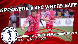 Match Highlights  Camberley Town v AFC Whyteleafe  CCL Premier Division South  29th Oct 2024 [upl. by Ecylahs]