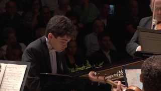 Lahav Shani piano JS Bach Piano Concerto in d selections [upl. by Nikolai25]