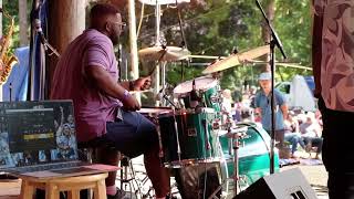 Tk The Artist  Freestyle Drum Solo Last Days of Summer  Sunshine Music Festival  Live Jazz [upl. by Aivek]