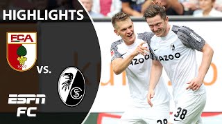 Freiburgs dominant 2nd half propels them to victory vs Augsburg  Bundesliga Highlights  ESPN FC [upl. by Itram]