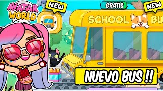 COMO DESBLOQUEAR EL NUEVO BUS ESCOLAR ACTUALIZACION GRATIS en Avatar WorldSOYFIFIshortvideo [upl. by Blank]