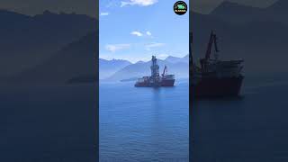 Seadrill West auriga vessel sea follow offshore shorts merchantvessel reels ocean [upl. by Schweiker114]