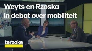 KIES19 Ben Weyts en Björn Rzoska in debat over mobiliteit  Terzake [upl. by Hallee]