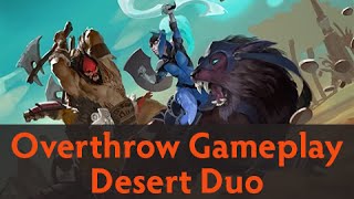 Dota 2 Custom Games  Overthrow Gameplay Desert Duo [upl. by Gibe192]