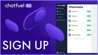 How to OpenCreate Chatfuel Account ChatFuel AI Sign Up [upl. by Yroc299]