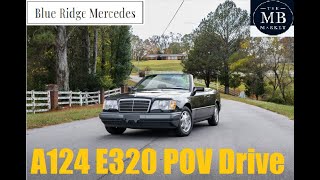 MercedesBenz E320 Cabriolet A124 POV Driving and Walkaround Video Segment [upl. by Arinay]