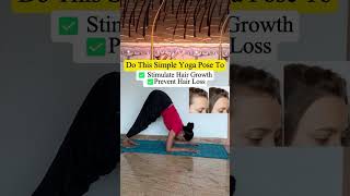 Want Healthy Hair Naturally Best Yoga Exercise for hairs  Hair loss  trimukyoga [upl. by Hoppe]