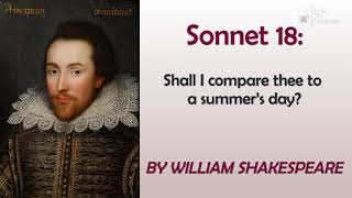 Sonnet 18 Shall I compare thee to a summers day By William Shakespeare [upl. by Eniale]