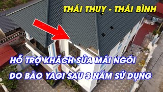 VietRoof Hỗ Trợ Khách Sửa Mái Sau Bão Yagi Sau 3 Năm Sử Dụng [upl. by Laersi21]