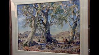 Hans Heysen Watercolourmasterpiece  ABC News [upl. by Clementina907]