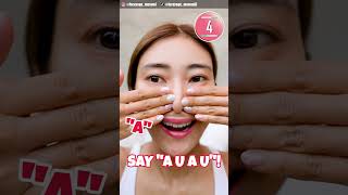 10secs Slim Nose Exercise To Reshape Nose Naturally shorts Nose facemassage [upl. by Esirahs]