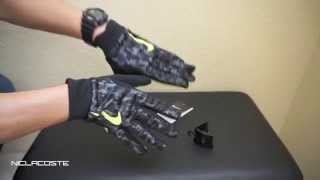 Nike Hyperwarm Field Players Soccer Gloves BlackVolt [upl. by Holtz550]