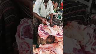 Awesome deshi ox meat fastest cutting skill in bd meat shop chapatimaker fafda daltadka daal [upl. by Sibylle228]