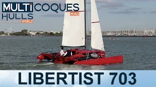 LIBERTIST 703 Trimaran  Boat Review Teaser  Multihulls World  Multicoques Mag [upl. by Nroht]