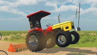 HMT 5911 MODIFIED TRACTOR 3D GAME VEHICALS POWERFUL MOMENTS TRACTOR AGRICULTURE FARMING VILLAGE LIFE [upl. by Sarazen731]