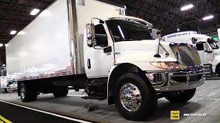 2022 International MV 607 Delivery Truck  Exterior Interior Walkaround Tour  2021 Expocam [upl. by Yanal]