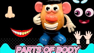 Parts of Body for kids  Learning Activity for toddlers Learn Body Parts Nursery Learn ABC [upl. by Marnia]