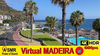 MADEIRA  Ribeira Brava 💢4K 60fps 🌈HDR 🎧ASMR virtualmadeira [upl. by Mutz]