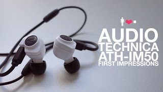 Audio Technica ATHIM50 First Impressions Review [upl. by Ause]