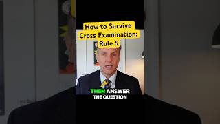 Cross examination tips for witnesses Rule 5 crossexamination [upl. by Androw]