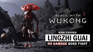 Black Myth Wukong  NineCapped Lingzhi Guai Boss Fight No Damage Taken [upl. by Assyle]