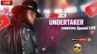 Undertaker VS Lita  Submission Match  WWE 2K23 Intergender LIVE  Oct 29 2024 [upl. by Harriot73]