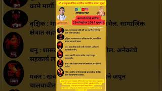 Aajche Rashi bhavishy marathi hinduastrology joshiastrologer astrology motivation homedecortips [upl. by Wit753]