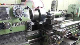 WEIPERT W500E Center Lathe  LZ Drehmaschine [upl. by Yclehc]