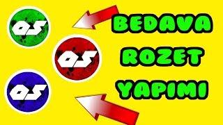 OS ROZETİ BEDAVA NASIL ALINIR   BEDAVA TSHİRT YAPIMI [upl. by Matilda878]