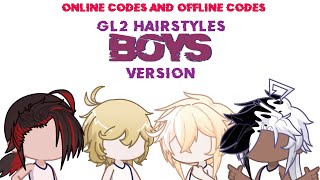 GL2 boy hairstyles for u  Online amp offline codes [upl. by Lovmilla]