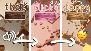 roblox asmr 🌙 I SWITCH KEYBOARDS EVERY TOWER bakery tower [upl. by Horwath507]