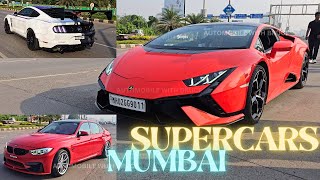 Supercars Sunday  Lamborghini  Porsche  BMW  Ford Mustang  Maybach  Car Spotting Mumbai [upl. by Lenehc]