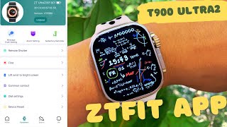 Connecting your Smart Watch T900 Ultra with the ZTfit app [upl. by Earased]