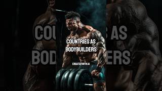 AI transforms Countries into Bodybuilders [upl. by Lysander]