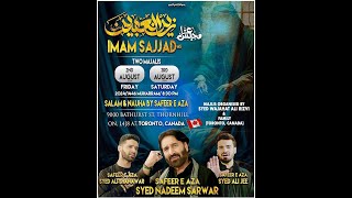 🔴Live  Nadeem Sarwar  Ali Shanawar amp Ali Jee   Center Toronto Canada  Day 02 [upl. by Heriberto]