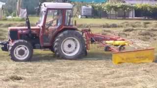 Fiatagri 45 66 con rastrello a giostra Pottinger [upl. by Gnahc471]