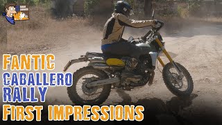 Fantic Caballero Rally 500  Off Road first impressions [upl. by Aeriela263]