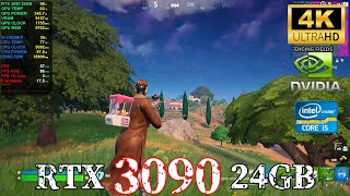 Fortnite Chapter 5 RTX 3090 24GB  i5 13600KF 4K UHD DLSS OFF RTX OFF MaximumSettings [upl. by Acisey181]