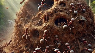 Army Ants Rampage Through The Forest  The Hunt 🐜🐜🐜🐜🐜 [upl. by Onitsirc]