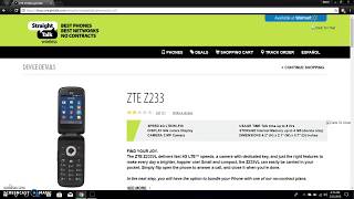 ZTE Z233  Straight Talk [upl. by Leif945]