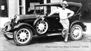 Peach Pickin Time Down In Georgia by Jimmie Rodgers 1932 [upl. by Eadahc]