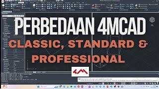 Perbedaan 4mcad Versi Classic Standard amp Professional [upl. by Langer208]