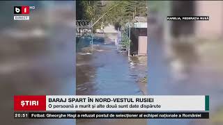 BARAJ SPART ÎN NORD VESTUL RUSIEI Știri B1TV29 iulie 2024 [upl. by Anna-Diane638]