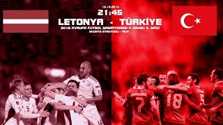 Letonya Türkiye 11 Maçı HD İzle  13102014 İkinci Yarısı [upl. by Suravat971]