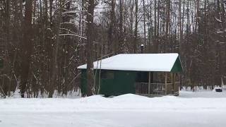 Weller Trail Winter Camping Feb 9 2018 Allegany State Park [upl. by Ivett276]