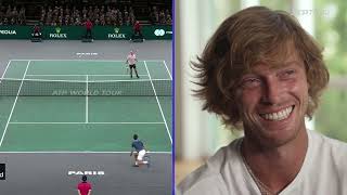 Andrey Rublev builds his PERFECT player ⭐️ [upl. by Ativak]