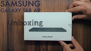 SAMSUNG GALAXY A9 tab unboxing samsung A9 [upl. by Notna]