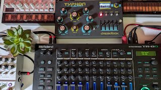 Test Dreadbox Typhon with Roland TR8S [upl. by Gertrud]