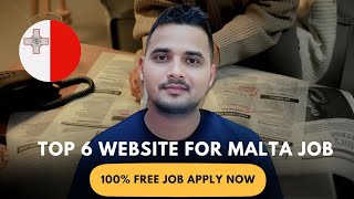 Top Website For Malta Job Apply Online in 2023  Malta Job Apply Online [upl. by Aisetal454]